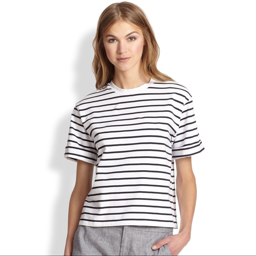 rag & bone Boxy Crop Tee